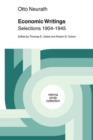 Image for Economic Writings : Selections 1904-1945