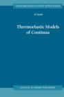 Image for Thermoelastic models of continua