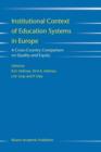 Image for Institutional Context of Education Systems in Europe