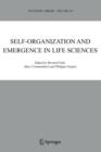 Image for Self-organization and Emergence in Life Sciences