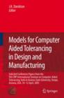 Image for Models for Computer Aided Tolerancing in Design and Manufacturing