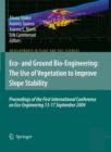 Image for Eco- and Ground Bio-Engineering: The Use of Vegetation to Improve Slope Stability