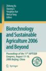 Image for Biotechnology and Sustainable Agriculture 2006 and Beyond