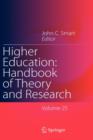 Image for Higher education  : handbook of theory and researchVol. 25