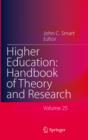 Image for Higher education: handbook of theory and research. : Vol. 25