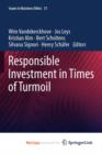 Image for Responsible Investment in Times of Turmoil