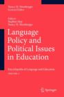 Image for Language Policy and Political Issues in Education : Encyclopedia of Language and EducationVolume 1