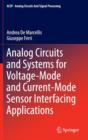 Image for Analog CMOS microelectronic circuits  : for voltage-mode and current-mode sensor interfacing applications
