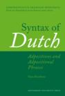 Image for Syntax of Dutch: Adpositions and Adpositional Phrases