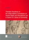 Image for Thematic Procedures of the United Nations Commission on Human Rights and International Law