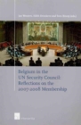 Image for Belgium in the UN Security Council : Reflections on the 2007-2008 Membership