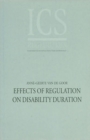 Image for Effects of Regulation on Disability Duration