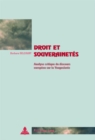 Image for Droit Et Souverainetes : Analyse Critique Du Discours Europeen Sur La Yougoslavie