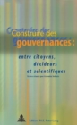 Image for Construire Des Gouvernances: