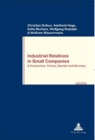 Image for Industrial relations in small companies  : a comparison - France, Sweden and Germany