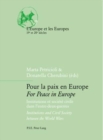 Image for Pour La Paix En Europe For Peace in Europe