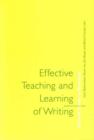 Image for Effective Teaching and Learning of Writing