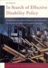 Image for In Search of Effective Disability Policy