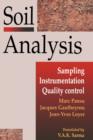 Image for Soil analysis  : sampling, instrumentation and quality control