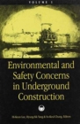 Image for Environmental and Safety Concerns in Underground Construction, Volume1