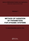 Image for Method of variation of parameters for dynamic systems