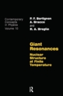 Image for Giant resonances  : nuclear structure at finite temperature