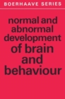 Image for Normal and Abnormal Development of Brain and Behaviour