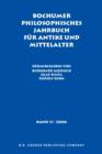 Image for Bochumer Philosophisches Jahrbuch fur Antike und Mittelalter : Band 11. 2006