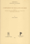 Image for Companion to Neo-Latin Studies