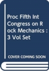 Image for Proc Fifth Int Congress on Rock Mechanics : 3 Vol Set