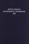 Image for South African geotechnical conference, 1980 : Supplement to the Proceedings of the 7th Regional Conference for Africa on Soil Mechanics &amp; Foundation Engineering, held in Accra in June 1980