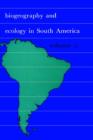 Image for Biogeography and Ecology in South-America. Volume II