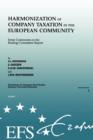 Image for Harmonization of Company Taxation in the European Community