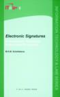 Image for Electronic Signatures : Authentication Technology from a Legal Perspective