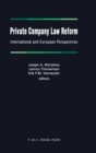 Image for Private Company Law Reform