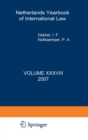 Image for Netherlands Yearbook of International Law - 2007