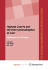 Image for Highest Courts and the Internationalisation of Law