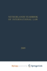 Image for Netherlands Yearbook of International Law - 2009