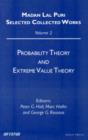 Image for Madan LaL Puri. Selected Collected Works, Volume 2 Probability Theory and Extreme Value Theory