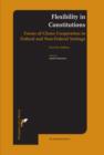 Image for Flexibility in constitutions  : forms of closer cooperation in federal and non-federal settings; post Nice edition
