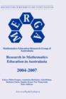 Image for Research in Mathematics Education in Australasia 2004 - 2007