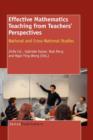 Image for Effective Mathematics Teaching from Teachers&#39; Perspectives : National and Cross-National Studies