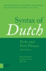 Image for Syntax of Dutch : Verbs and Verb Phrases. Volume 1