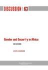 Image for Gender and Security in Africa : An Overview