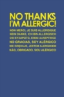 Image for No Thanks, I&#39;m Allergic