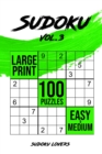 Image for Sudoku Large Print : 100 Easy and Medium Puzzles