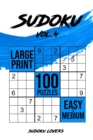 Image for Sudoku Large Print : 100 Easy and Medium Puzzles