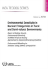 Image for Environmental sensitivity in nuclear emergencies in rural and semi-natural environment : Report of Working Group 8, environmental sensitivity of EMRAS II topical heading approaches for assessing EMerg