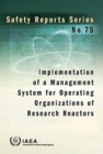 Image for Implementation of a management system for operating organizations of research reactors