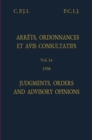 Image for Judgments, Orders and Advisory Opinions: Vol. 14, 1938/Arrets, Ordonnances Et Avis Avis Consultatifs: Vol. 14, 1938